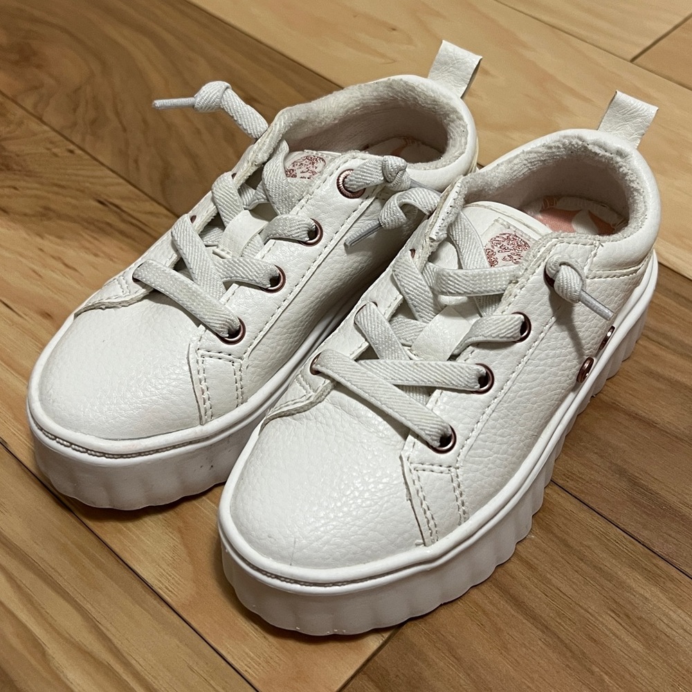 Roxy Surf Girl's Sheilahh Slip-On Platform Tennis Shoe Sneakers Size 11